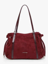 Schoudertas Velvet Emma Lancaster Rood velvet emma 97