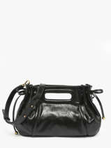 Sac Bandouli�re Studio Cuir Gerard darel Noir studio DES08417