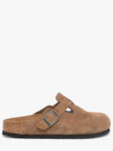 Mules En Cuir Birkenstock Marron unisex 1032795