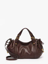 Sac Bandouli�re Icone Cuir Gerard darel Marron icone DES73410