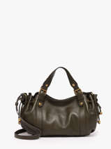 Sac Bandouli�re Icone Cuir Gerard darel Vert icone DES73410