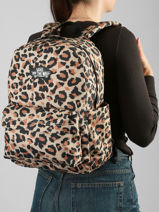 Rugzak 1 Compartiment Vans Zwart backpack VN000H56-vue-porte