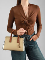 Handtassen Laila Leder Michael kors Beige laila T5G9IS1T-vue-porte