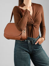 Cross Body Tas Holmes Leder Michael kors Bruin holmes T6AX3M2L-vue-porte