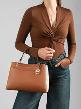 Handtas May Michael kors Beige may T6GX5L8B-vue-porte