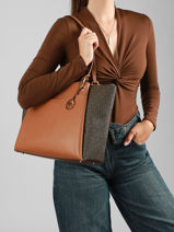 Cabas May Michael kors Marron may T6GX5T7B-vue-porte