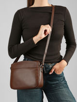 Sac Bandouli�re Confort Hexagona Marron confort 469628-vue-porte
