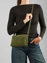 Cross Body Tas Velvet Caviar Leder Milano Groen velvet caviar VC24117-vue-porte