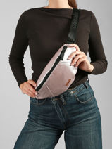 Medium Omkeerbare Belt Bag Cabaia Roze belt bag BELTBAGM-vue-porte