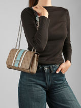 Cross Body Tas Noelle Guess Bruin noelle BS967221-vue-porte