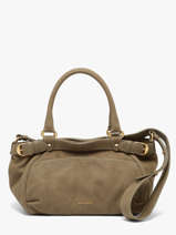 Sac Port� Main Lune Cuir Lune Cuir Vanessa bruno Vert lune 3V40920