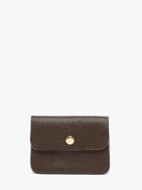 Porte-monnaie Caviar Cuir Milano Marron caviar CA23092O