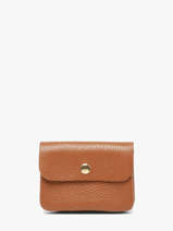Portemonnee Caviar Leder Milano Bruin caviar CA23092O