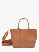 Handtas Caviar Leder Milano Bruin caviar CA26066