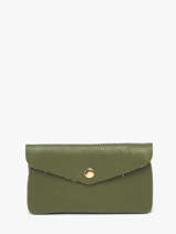 Porte-monnaie Caviar Cuir Milano Vert caviar CA23113O
