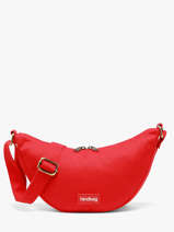 Sac Bandouli�re Andrea Coton Hindbag Rouge best seller ANDREA