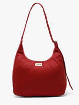 Sac Port� �paule Claire Coton Hindbag Rouge best seller CLAIRE