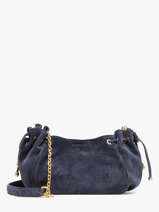 Sac Bandouli�re Studio Cuir Gerard darel Bleu studio DES07400