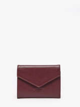 Porte-monnaie Foulonne Cuir Lancaster Marron foulonne pm 29