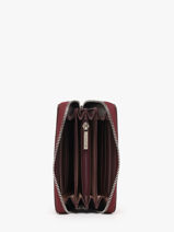 Portefeuille Paris Cuir Lancaster Rouge paris pm 25-vue-porte