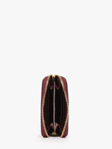 Porte-monnaie Sierra Cuir Lancaster Rouge sierra pm 13-vue-porte