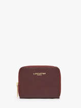 Porte-monnaie Sierra Cuir Lancaster Rouge sierra pm 13