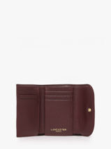 Porte-monnaie Sierra Cuir Lancaster Marron sierra pm 14-vue-porte
