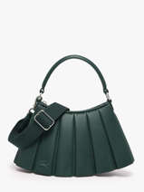 Sac Port� �paule Lenglen Cuir Lacoste Vert lenglen NU5011DP