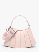 Sac Port� �paule Lenglen Cuir Lacoste Rose lenglen NU5011DP