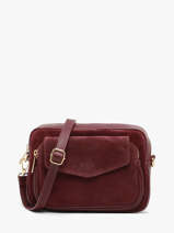 Sac Bandouli�re Velvet Caviar Cuir Milano Violet velvet caviar VC25067