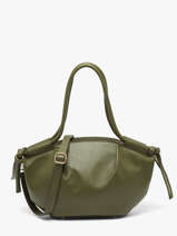 Sac Port� Main Caviar Cuir Milano Vert caviar CA26062