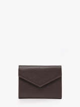 Porte-monnaie Foulonne Cuir Lancaster Marron foulonne pm 29