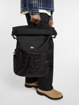Rugzak Ashville Utility Roll Dickies Zwart backpack DK0A87MX-vue-porte