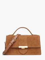 Sac Bandouli�re Suede Ily Cuir Lancaster Beige suede ily 10