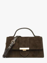 Sac Bandouli�re Suede Ily Cuir Lancaster Vert suede ily 10