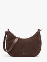 Schoudertas Suede Leder Lancaster Bruin suede 82