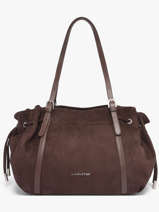 Sac Port� �paule Velvet Emma Polyester Lancaster Marron velvet emma 97