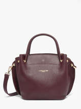 Sac � Main Foulonne Double Cuir Lancaster Marron foulonne double louisa 18