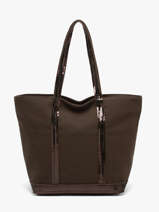 Handtas Cabas Katoen Vanessa bruno Bruin cabas 1V40378