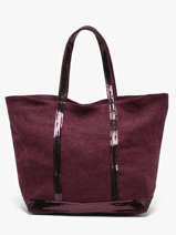 Le Cabas L Lin Et Paillettes Vanessa bruno Violet cabas lin 31V40315