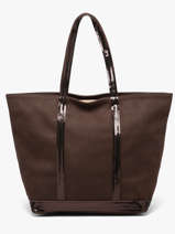 Schoudertas Cabas Cuir Leder Vanessa bruno Bruin cabas cuir 8V40409