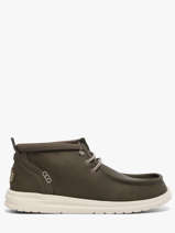 Mocassins Hey dude Groen men 42051