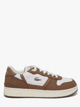 Sneakers Uit Leder Lacoste Bruin men 2SMA0012