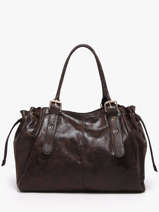 Sac Port� �paule A4 Lace Gallantry Marron lace 3