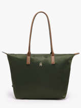 Schoudertas Popette Nylon Tommy hilfiger Groen popette AW17711