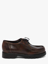 Derby Veterschoenen Uit Leder Kleman Bruin unisex QI21147