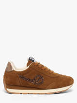 Sneakers En Cuir No name Marron women KNHRAQ04