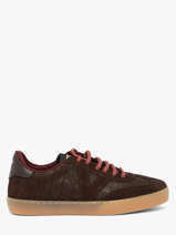 Sneakers Uit Leder Victoria Beige women 1126244