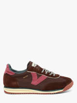Sneakers Uit Leder Victoria Beige women 1158113