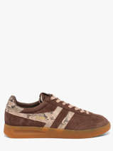 Sneakers Uit Leder Gola Bruin women CLB919CL